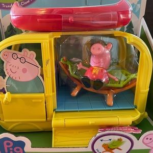 Brand new (still in box) Peppa pig camping play set